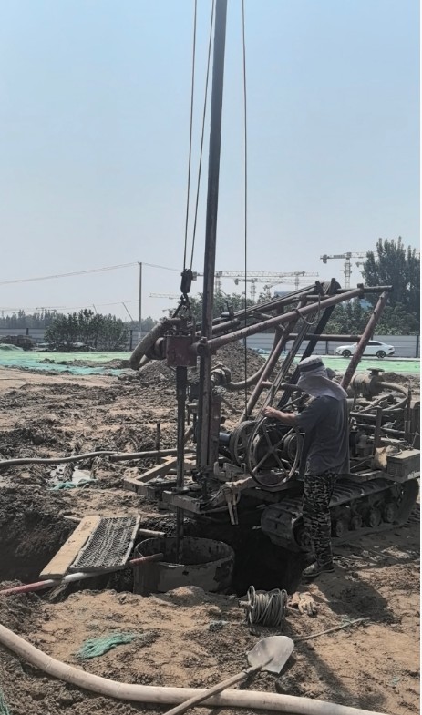 南京高淳县工地打井